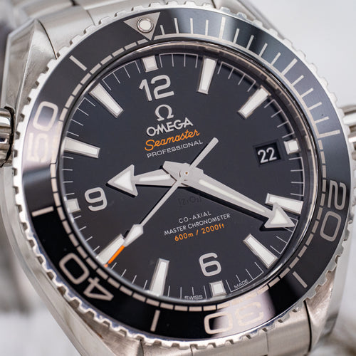 Omega Seamaster Planet Ocean 215.30.44.21.01.001 Black Dial B+P