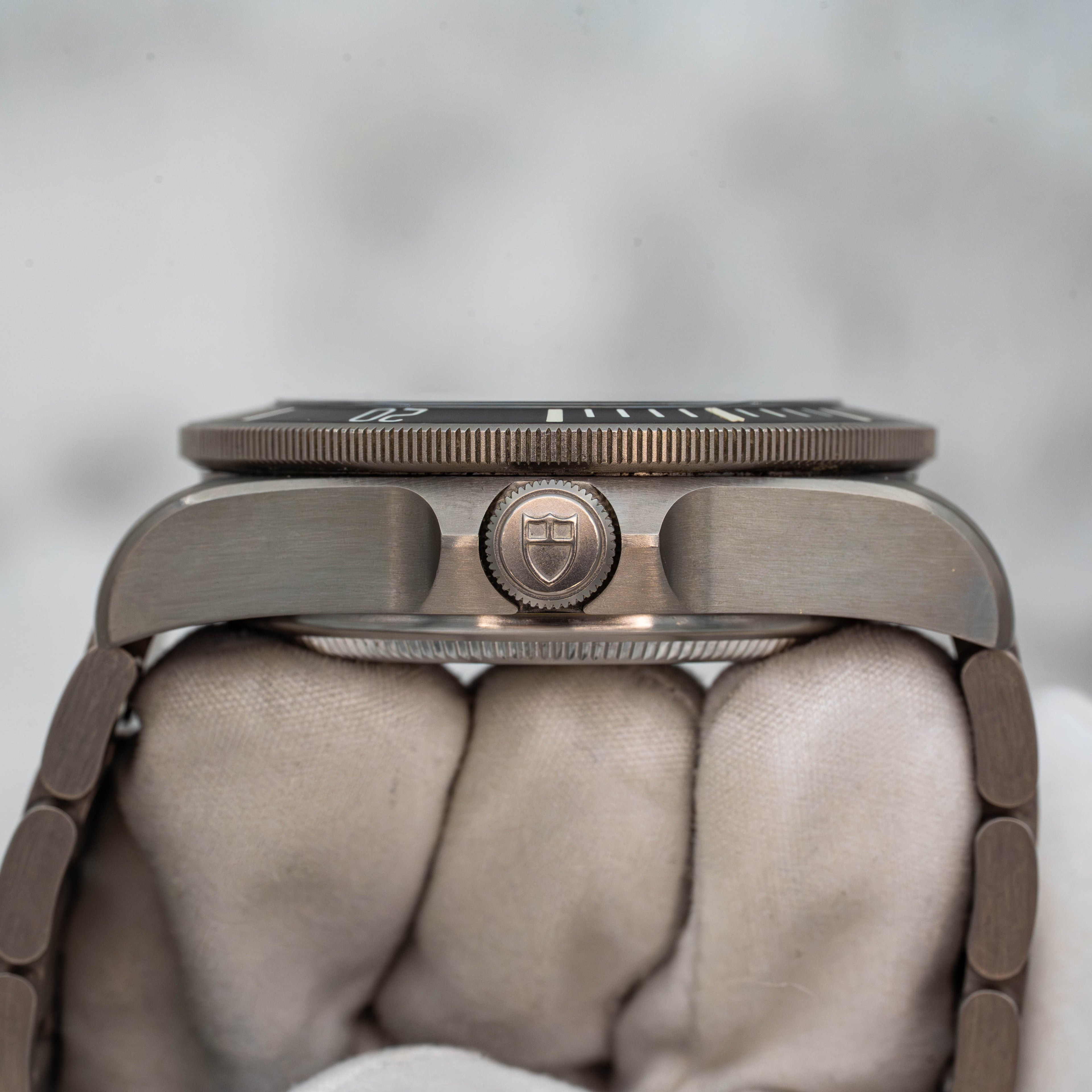 Tudor Pelagos 25600TN Titanium Black Dial on Bracelet w Extra Strap B+P