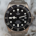 Tudor Pelagos 25600TN Titanium Black Dial on Bracelet w Extra Strap B+P