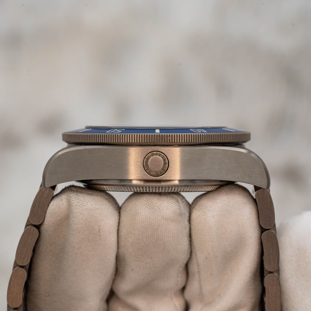 Tudor Pelagos 25600TB 42mm Titanium Blue Dial on Bracelet w Extra Strap B+P