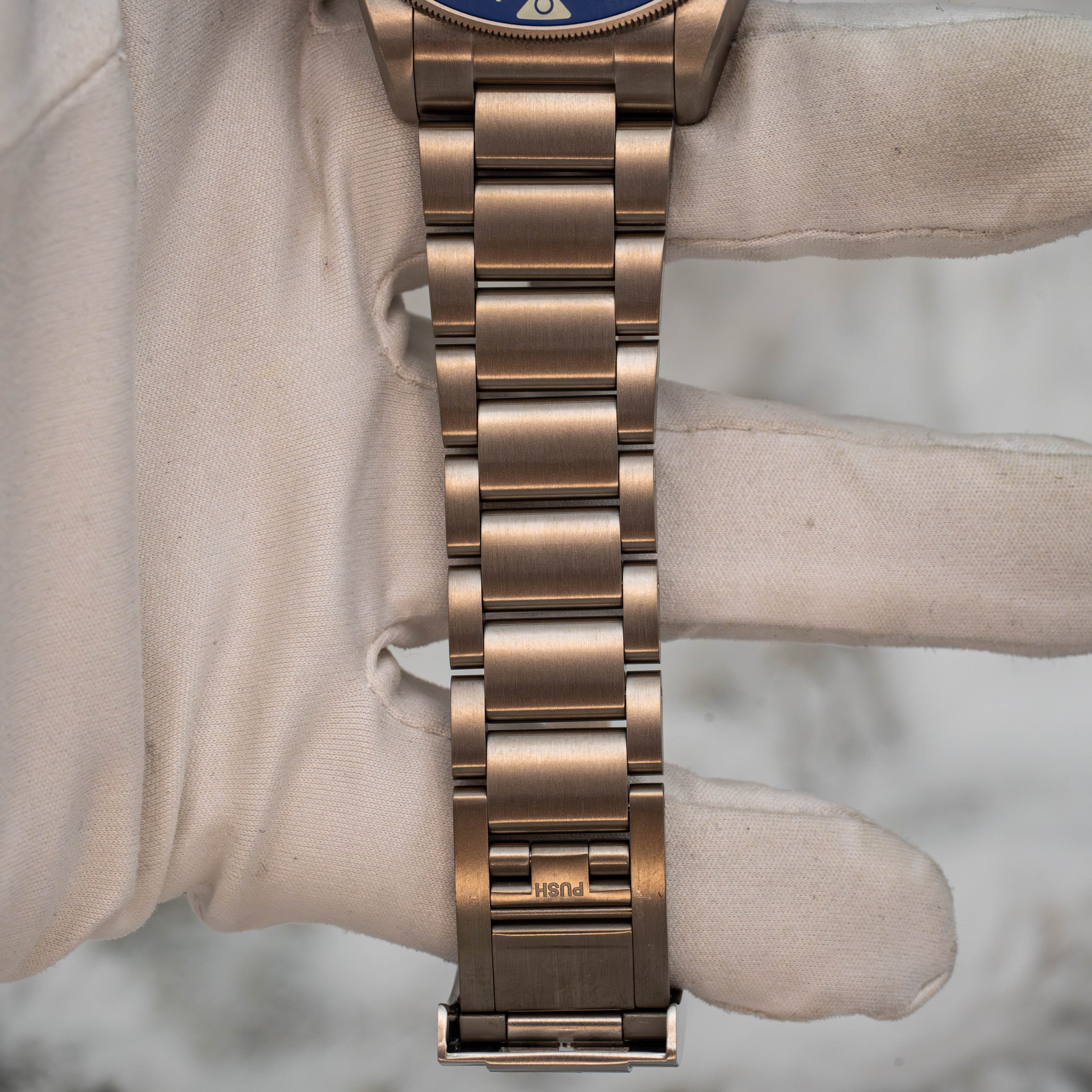 Tudor Pelagos 25600TB 42mm Titanium Blue Dial on Bracelet w Extra Strap B+P