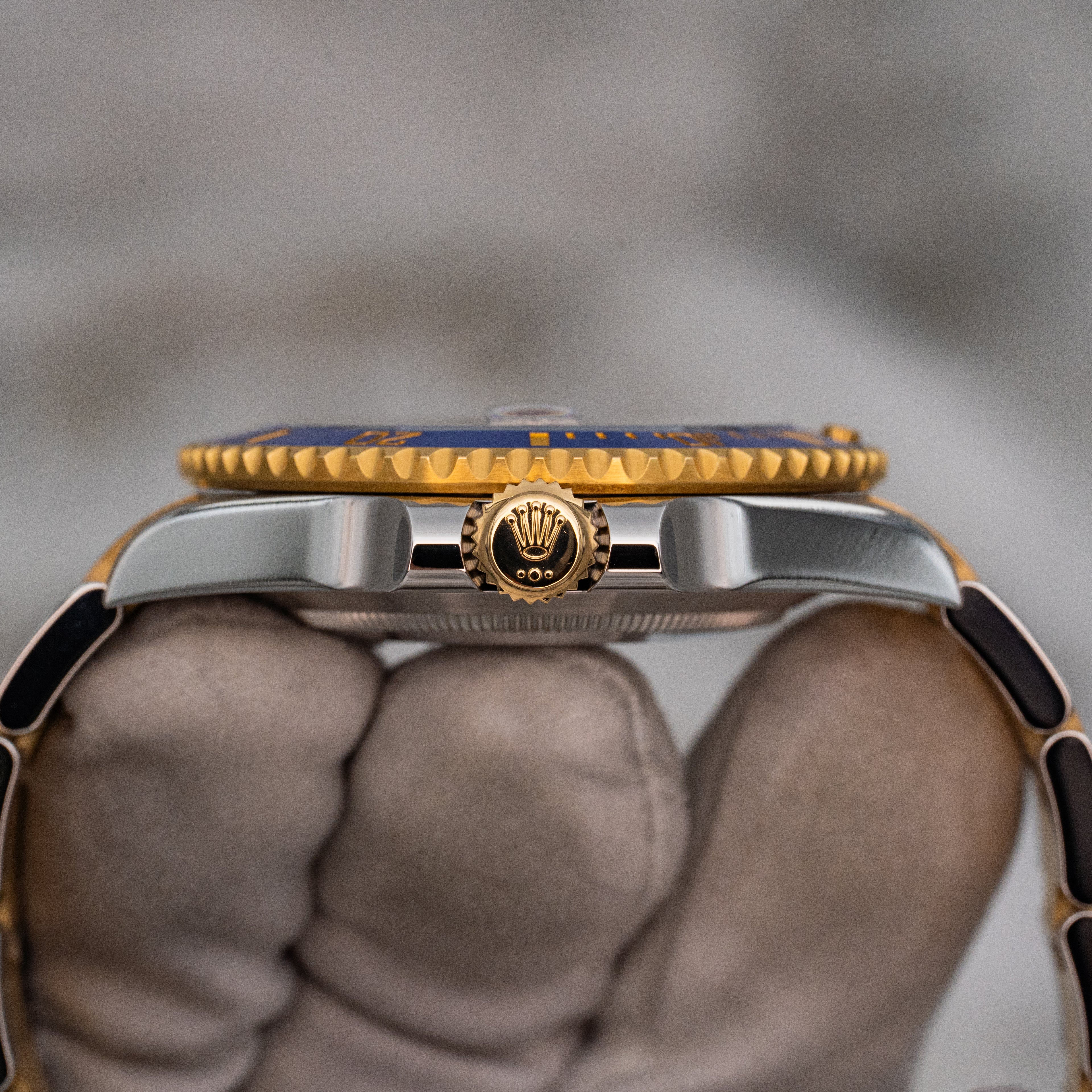 Rolex Submariner Date 126613LB Two Tone 18k Yellow Gold 41 Blue Dial B+P