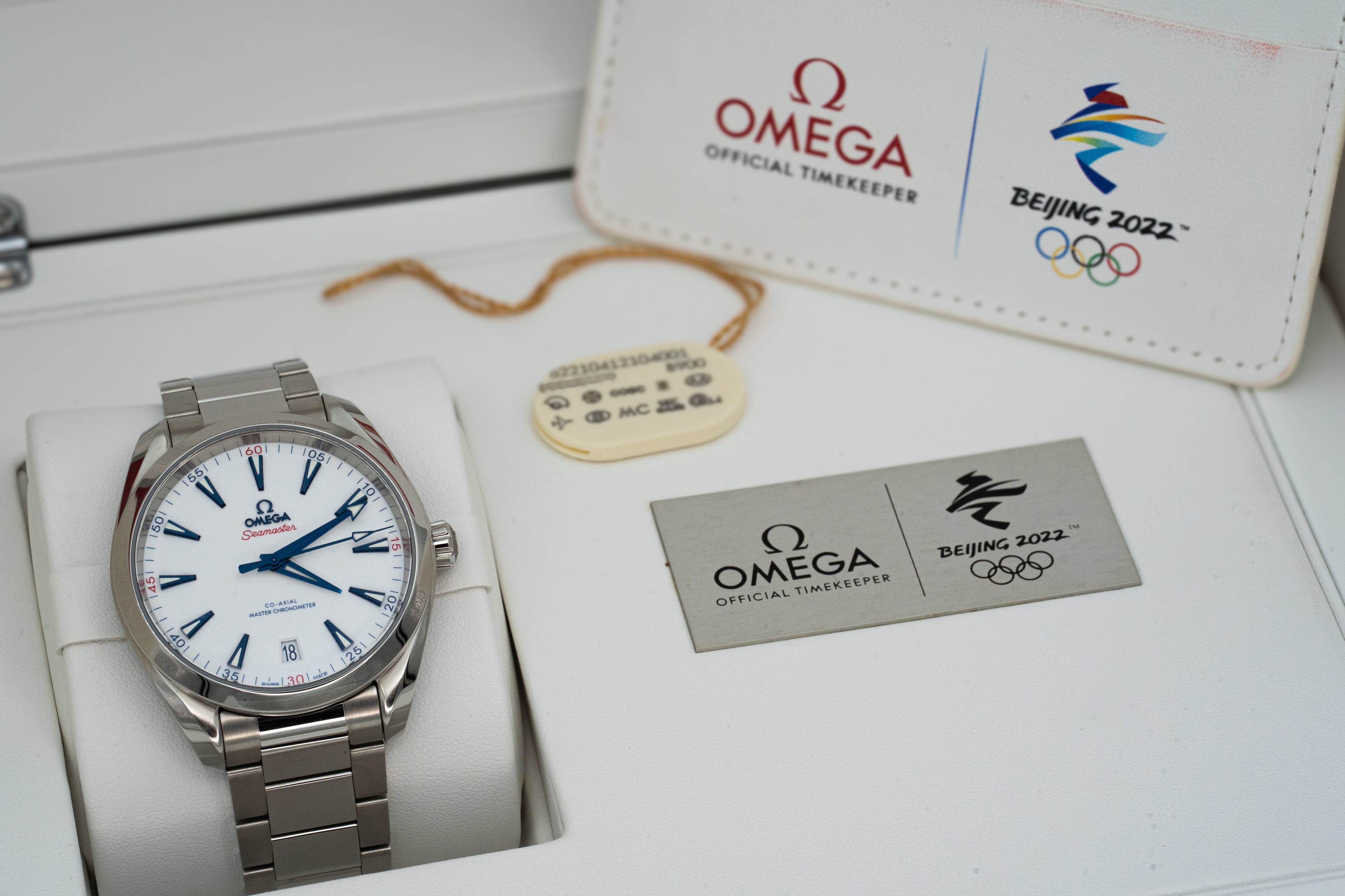 2024 Omega Seamaster Aqua Terra 41 2022 Beijing Olympics 522.10.41.21.04.001 B+P