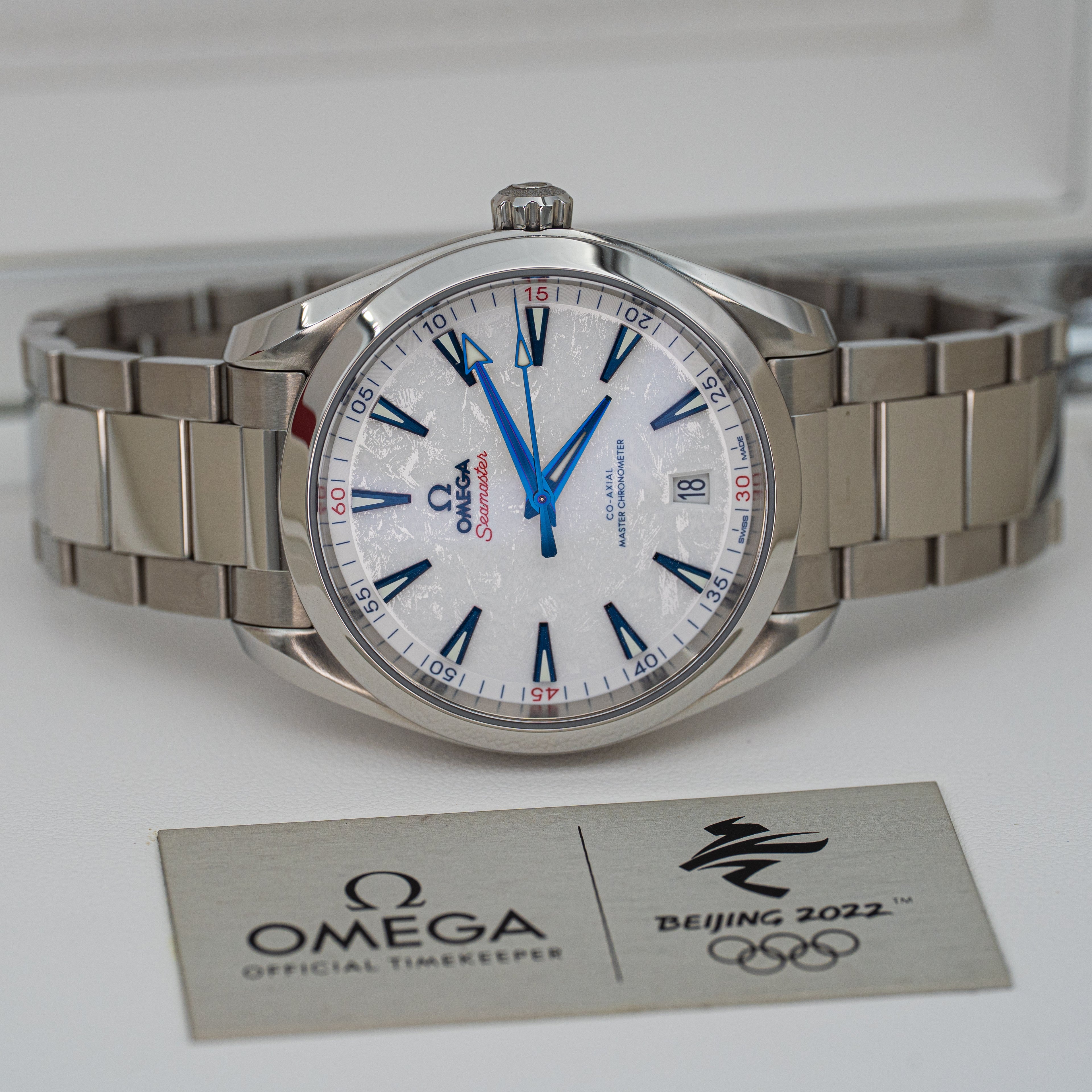 2024 Omega Seamaster Aqua Terra 41 2022 Beijing Olympics 522.10.41.21.04.001 B+P