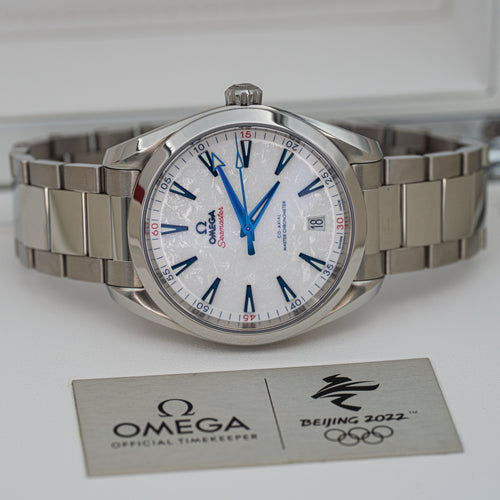 2024 Omega Seamaster Aqua Terra 41 2022 Beijing Olympics 522.10.41.21.04.001 B+P