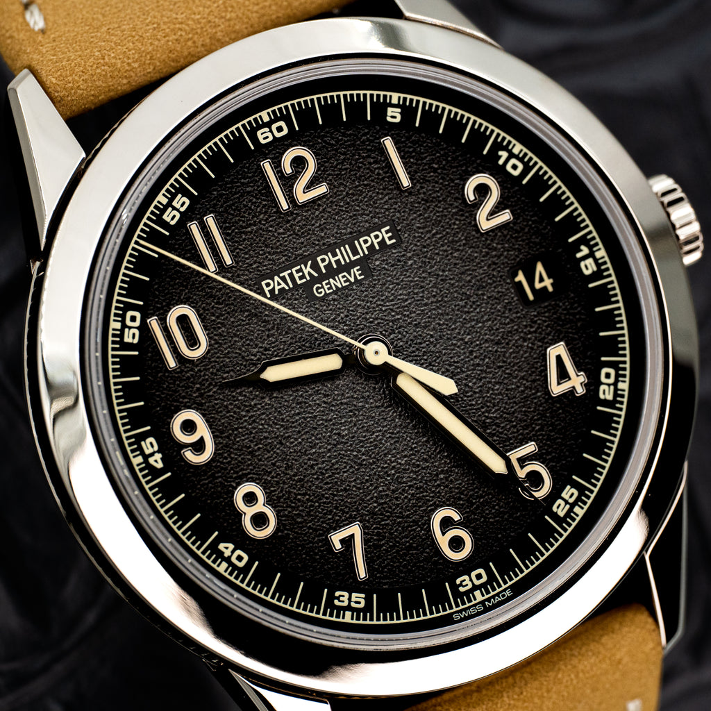 2024 Patek Philippe Calatrava 5226G-001 White Gold Unworn Nubuck Leather Strap B+P