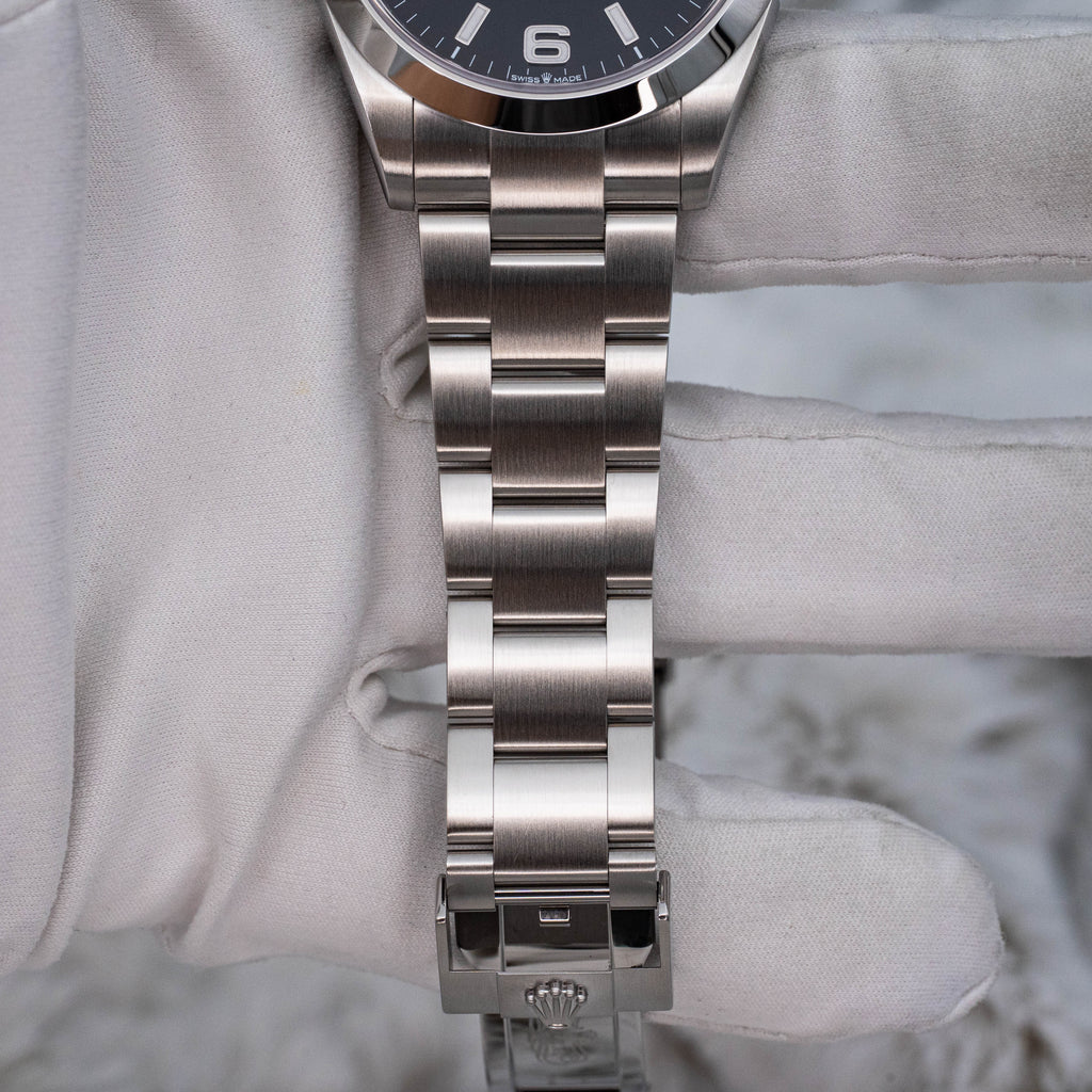 Rolex Explorer 1 224270 Stainless Steel 40mm Black Dial B+P