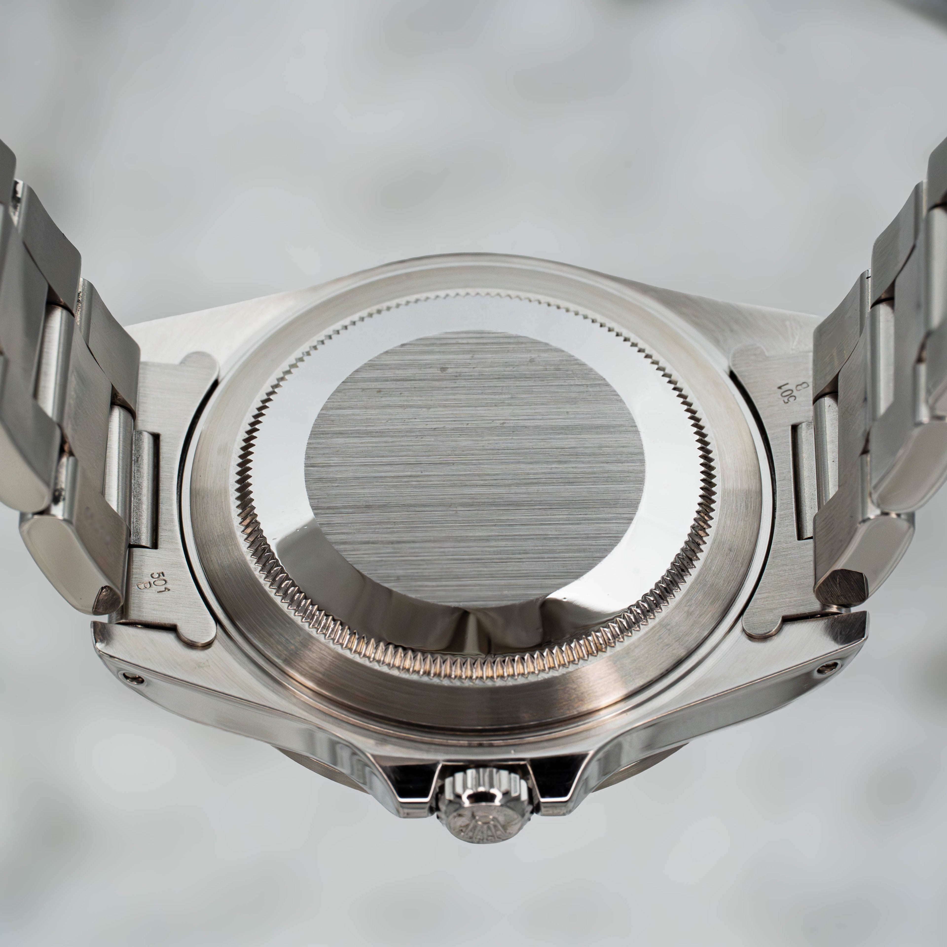 Rolex Explorer II GMT 40mm 16570 White Polar Dial Stainless Steel B+P
