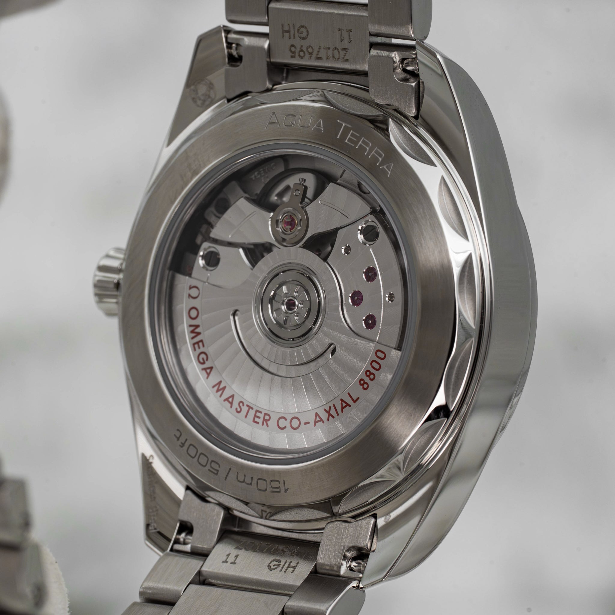 2024 Omega Seamaster Aqua Terra 38 Red Dial on Bracelet 220.10.38.20.13.003 B+P