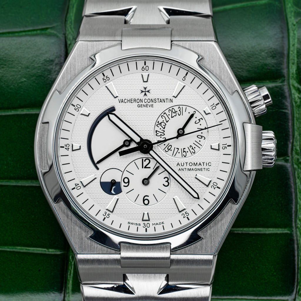 2016 Vacheron Constantin Overseas 47450 Dual Time White Dial on Bracelet B+P
