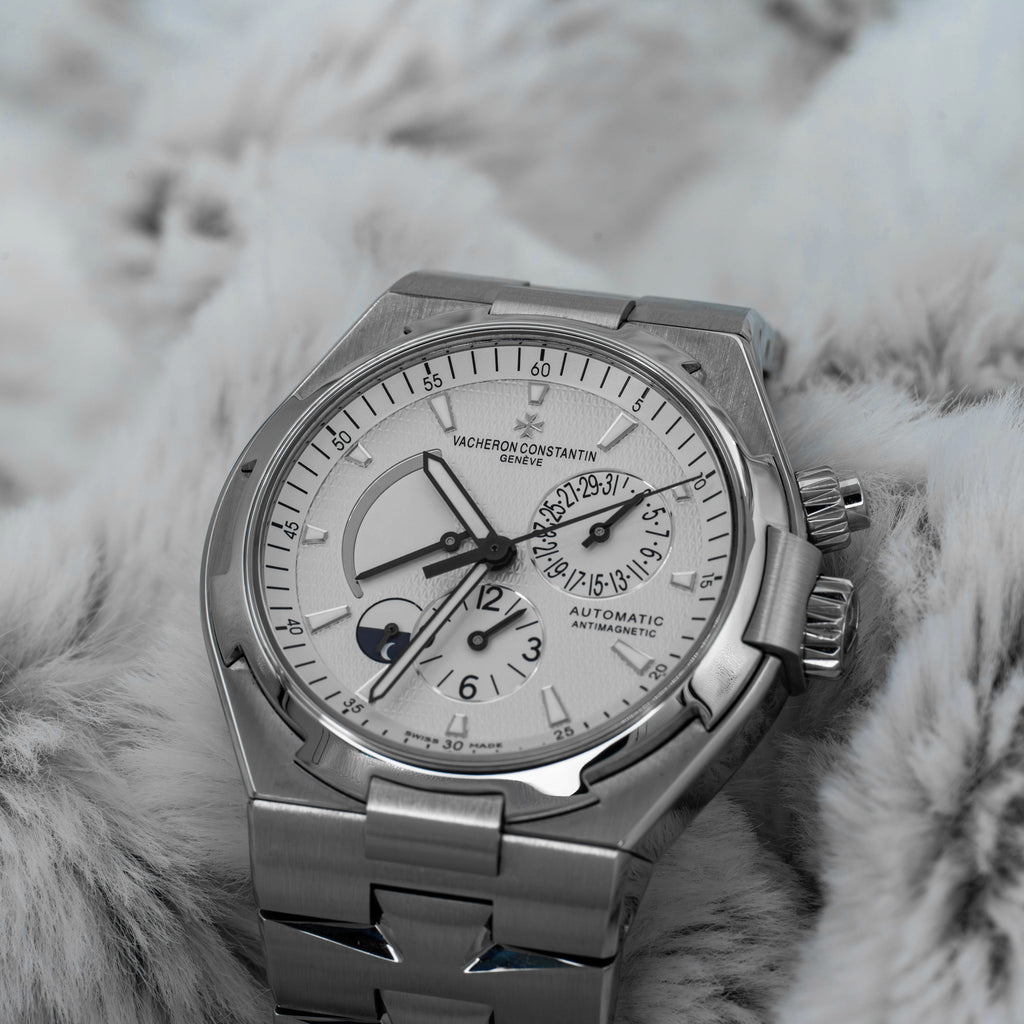 2016 Vacheron Constantin Overseas 47450 Dual Time White Dial on Bracelet B+P