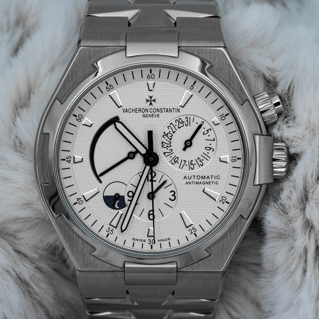 2016 Vacheron Constantin Overseas 47450 Dual Time White Dial on Bracelet B+P