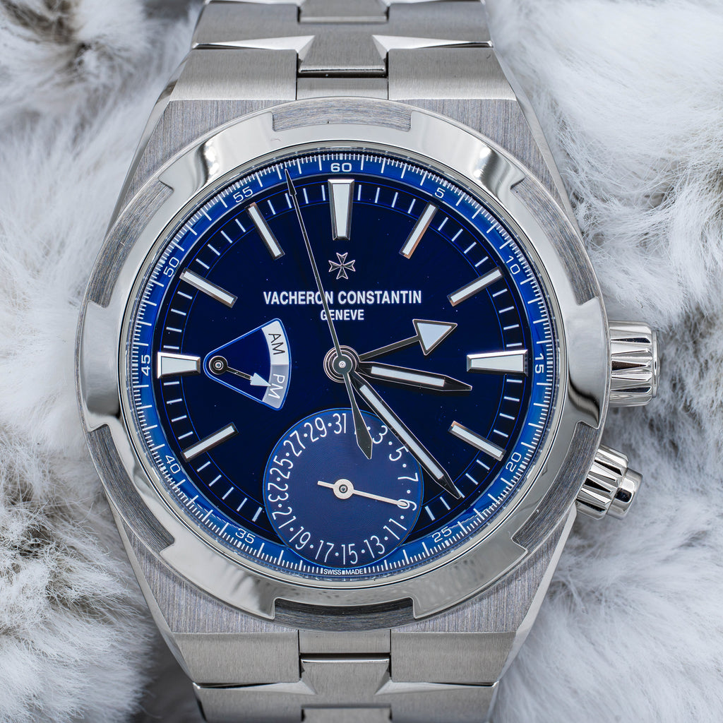 2024 Vacheron Constantin Overseas Dual Time 7920V Sunburst Blue Dial Steel
