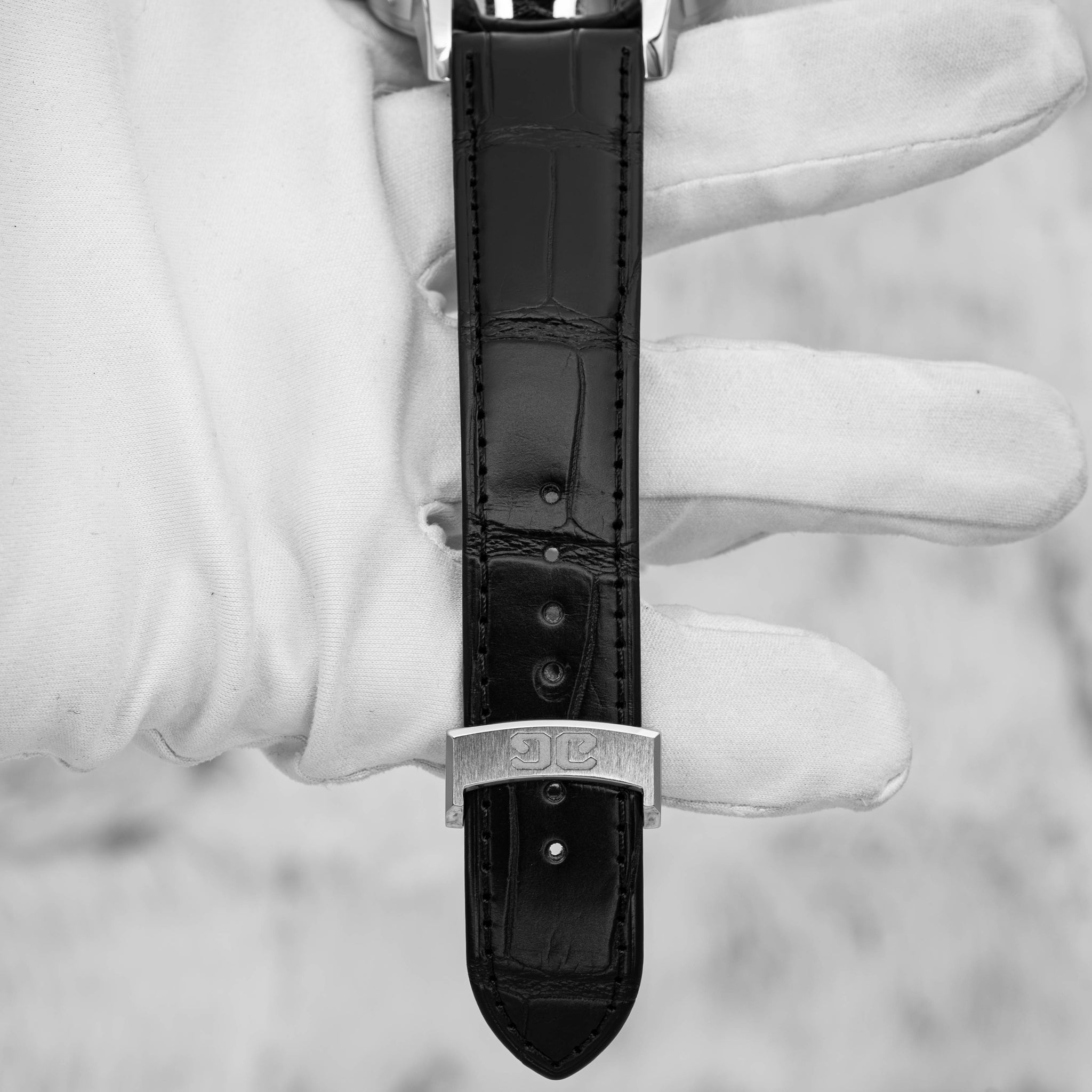 2024 Glashütte Original PanoMaticLunar Green Dial on Black Alligator Strap B+P
