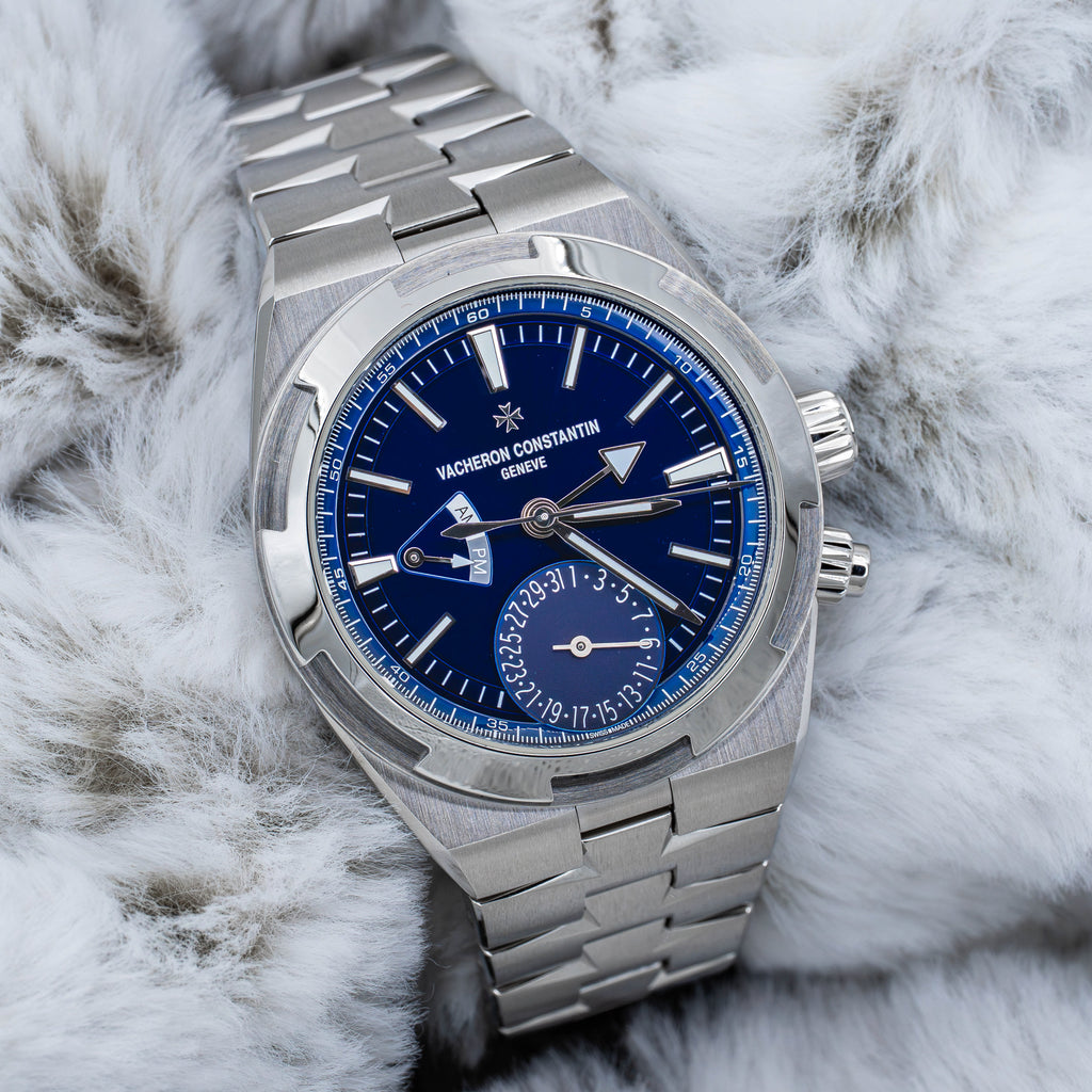 2024 Vacheron Constantin Overseas Dual Time 7920V Sunburst Blue Dial Steel