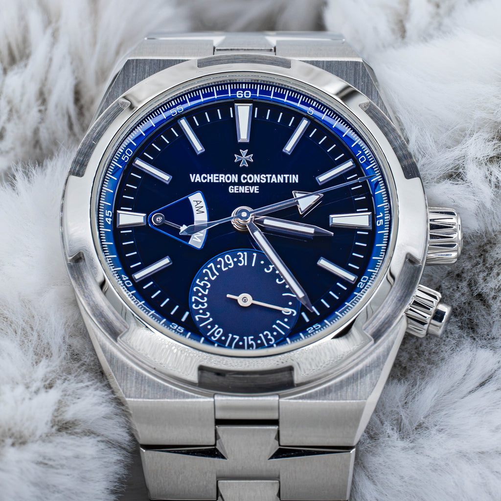 2024 Vacheron Constantin Overseas Dual Time 7920V Sunburst Blue Dial Steel