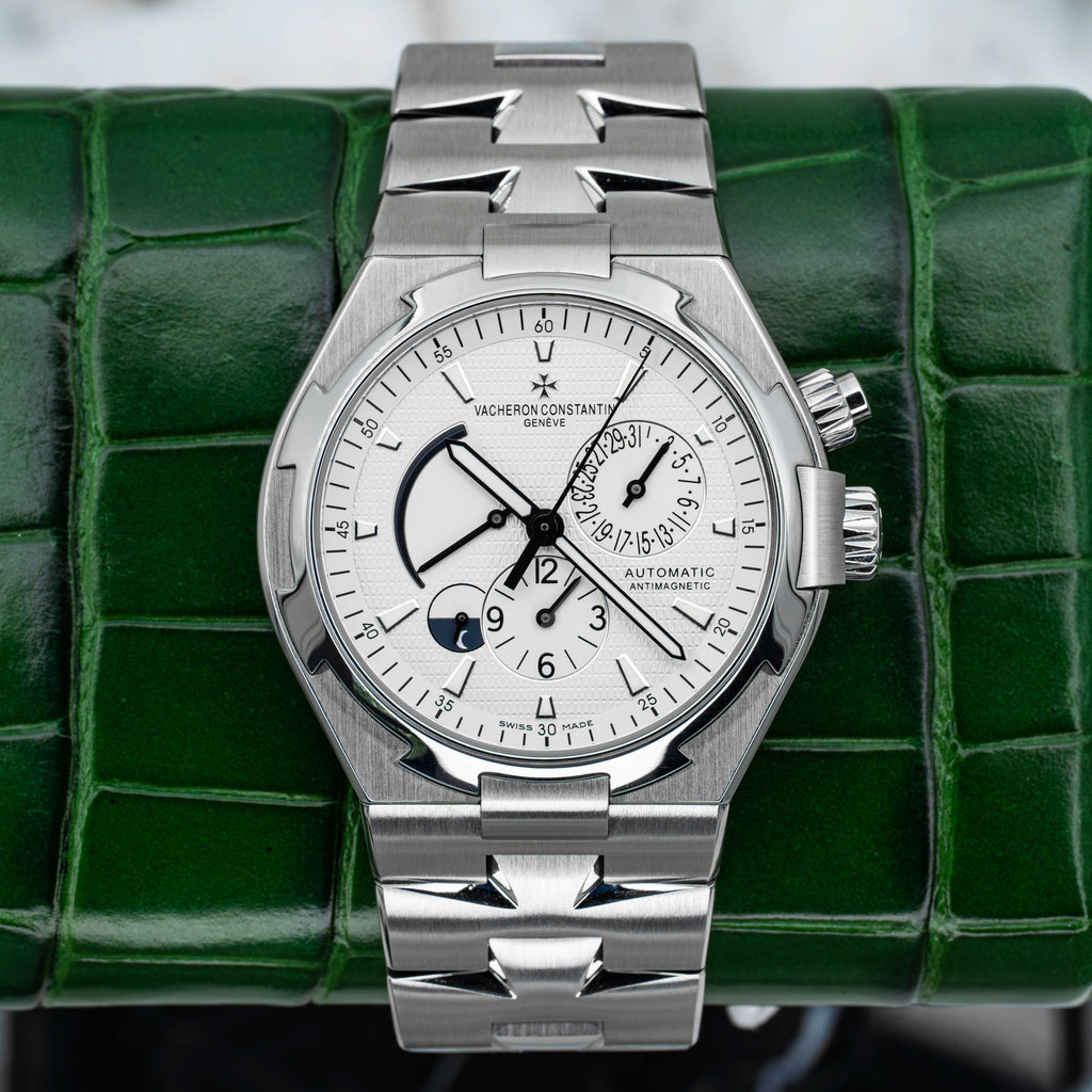 2016 Vacheron Constantin Overseas 47450 Dual Time White Dial on Bracelet B+P