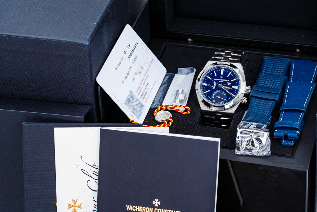 2024 Vacheron Constantin Overseas Dual Time 7920V Sunburst Blue Dial Steel