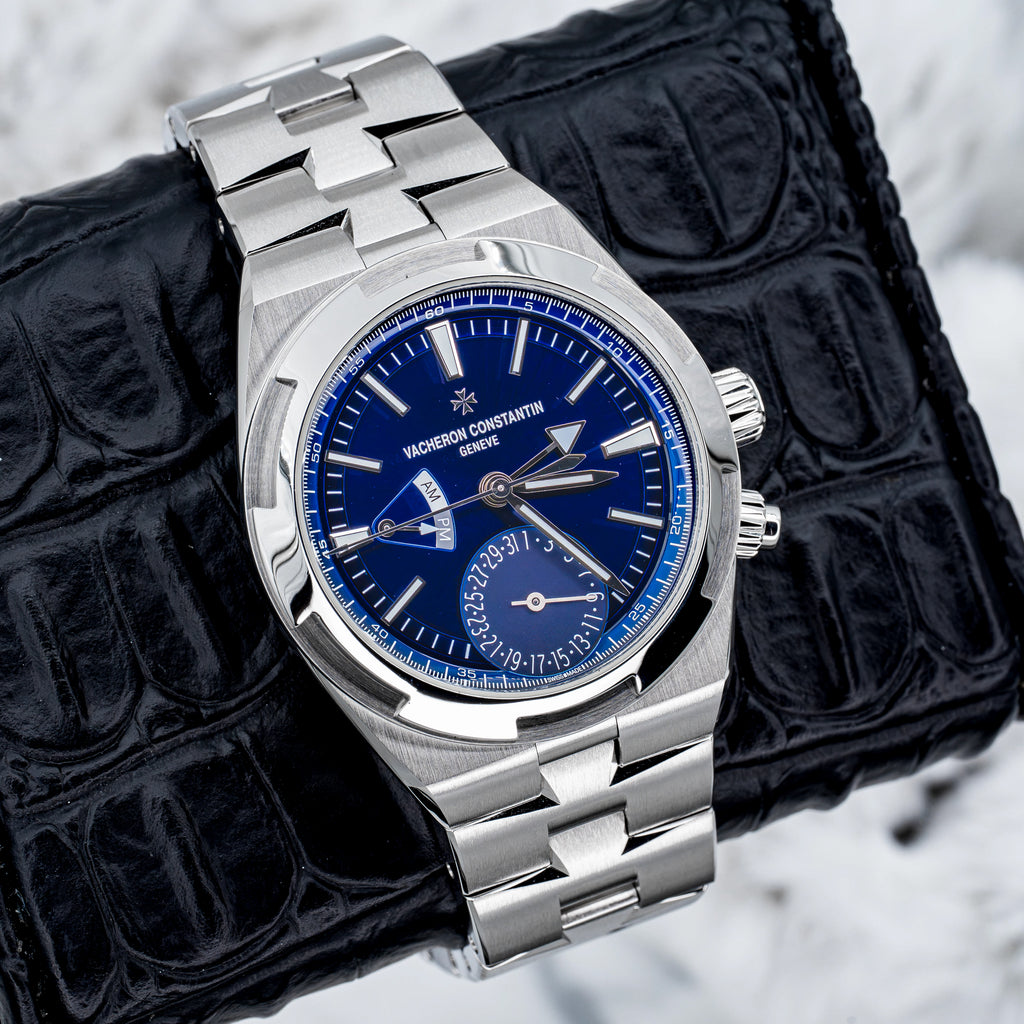 2024 Vacheron Constantin Overseas Dual Time 7920V Sunburst Blue Dial Steel