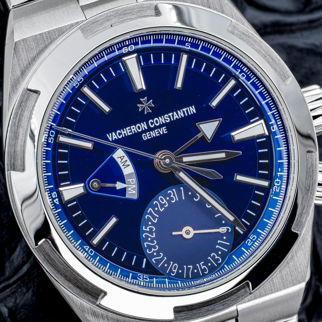 2024 Vacheron Constantin Overseas Dual Time 7920V Sunburst Blue Dial Steel