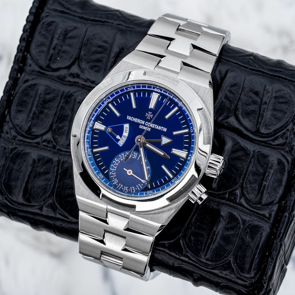 2024 Vacheron Constantin Overseas Dual Time 7920V Sunburst Blue Dial Steel