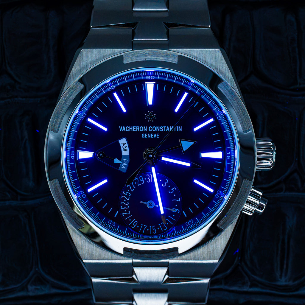2024 Vacheron Constantin Overseas Dual Time 7920V Sunburst Blue Dial Steel