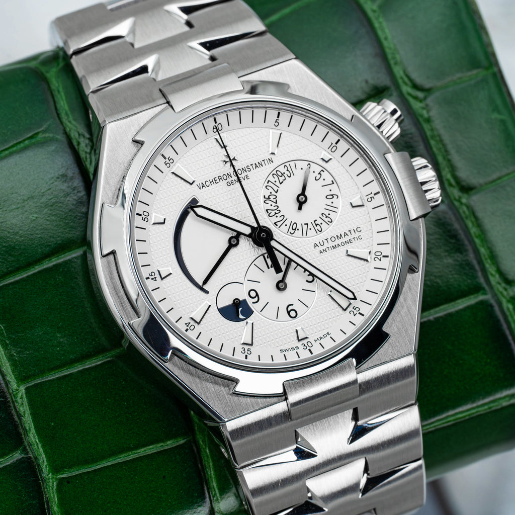 2016 Vacheron Constantin Overseas 47450 Dual Time White Dial on Bracelet B+P