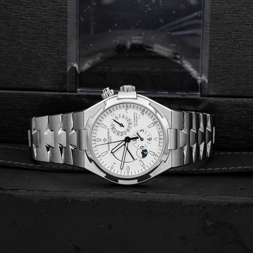 2016 Vacheron Constantin Overseas 47450 Dual Time White Dial on Bracelet B+P