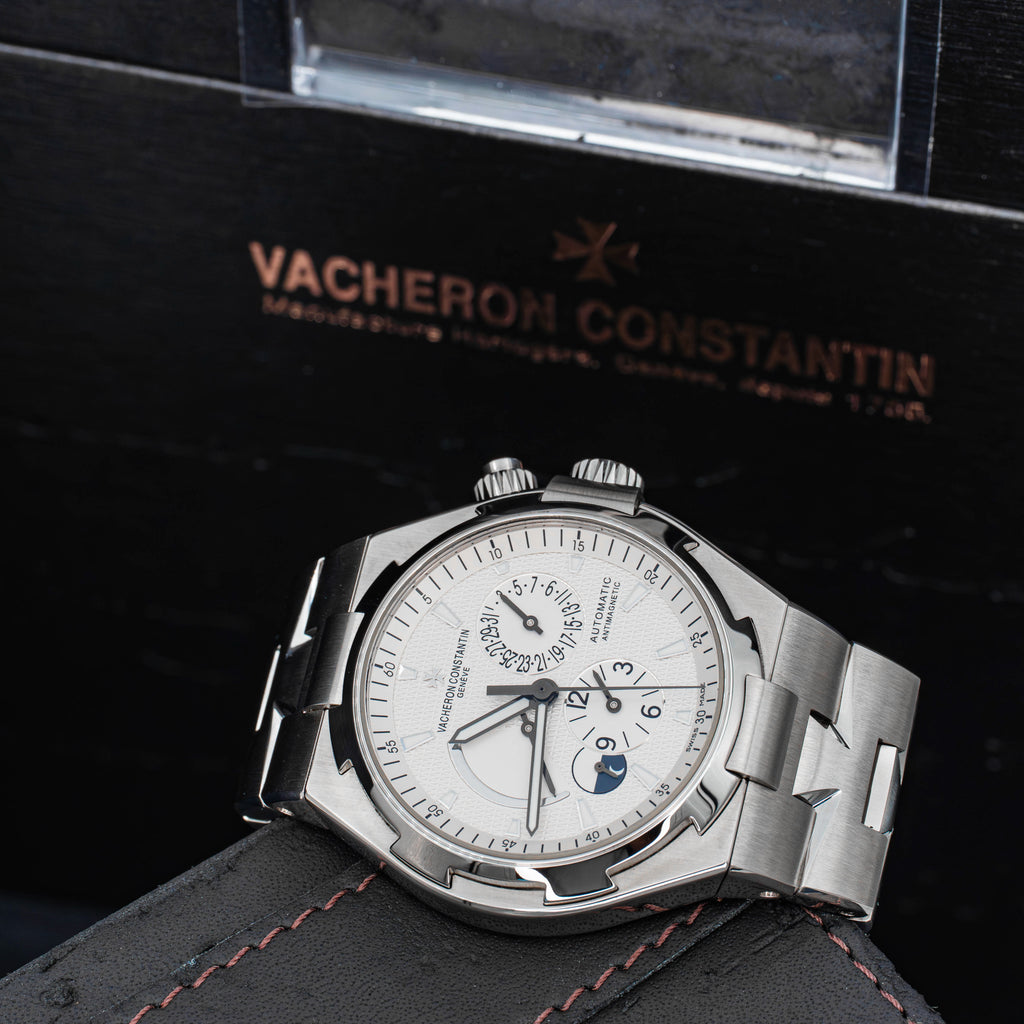 2016 Vacheron Constantin Overseas 47450 Dual Time White Dial on Bracelet B+P